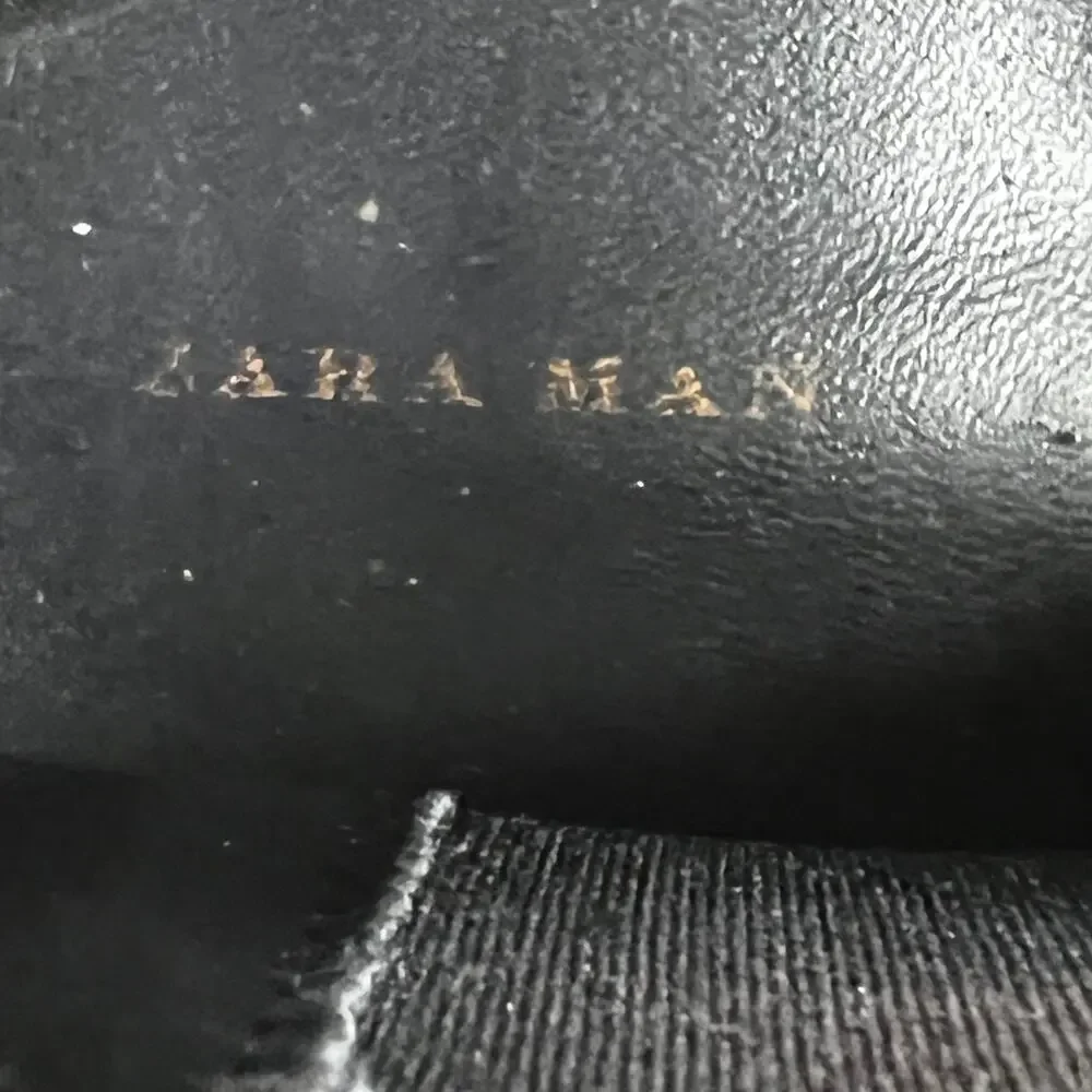 Zara Man Mens Suede Boots Chukka Ankle Pull On Black Casual Comfort 45 EU 12 US